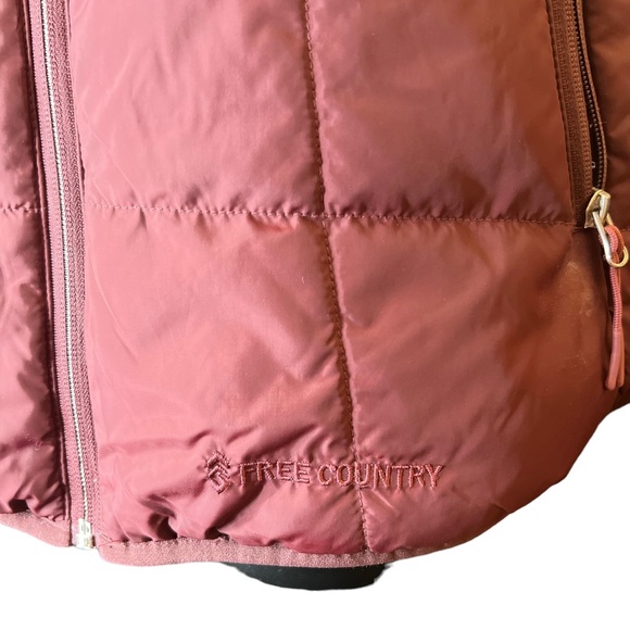 Free Country Repreve Reversible NWT Purple Maroon Vest Fleece Lined Size XL - Picture 2 of 9